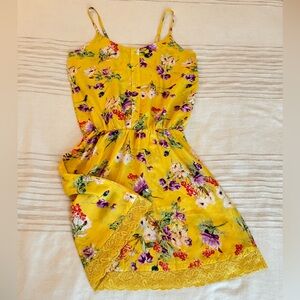 Floral Yellow Dress